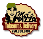Mel's Pizza logo
