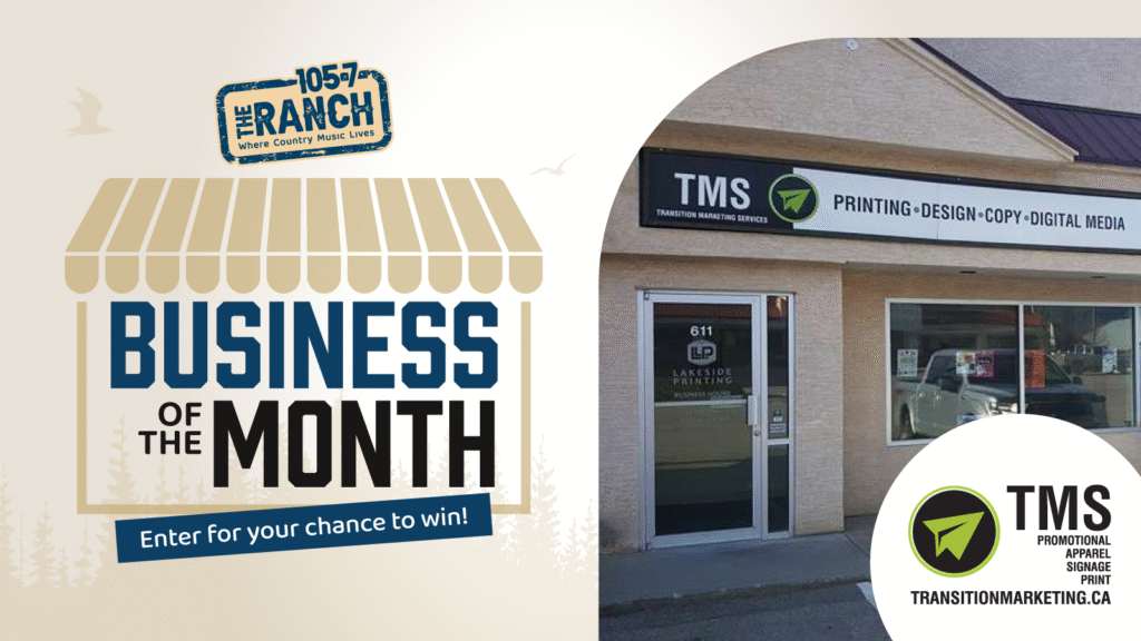 CICF Business of the Month TMS Transition Marketing Services contest banner