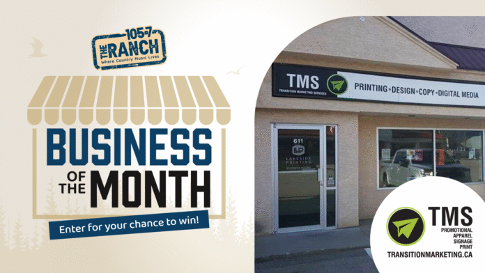 CICF Business of the Month TMS Transition Marketing Services contest banner